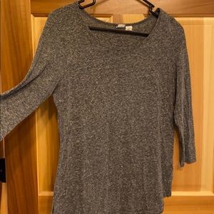Grey 3/4 sleeve top